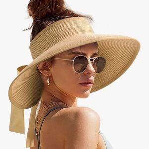 Camptrace Elegant Tan Sun Visor Hat